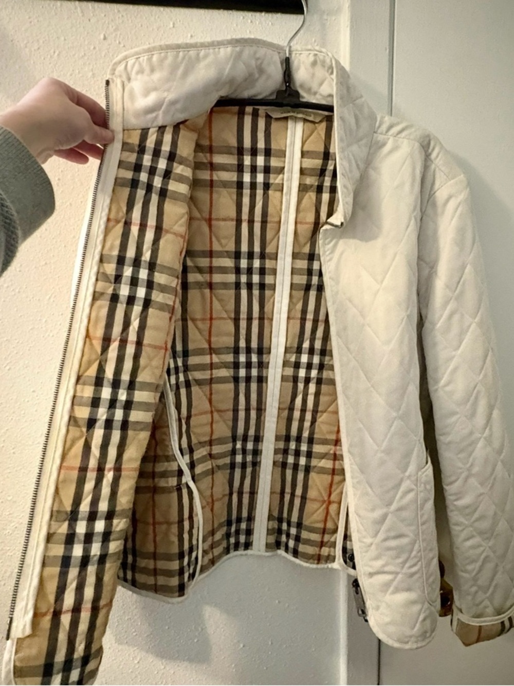 Burberry Quilted Jacket with Nova Check lining